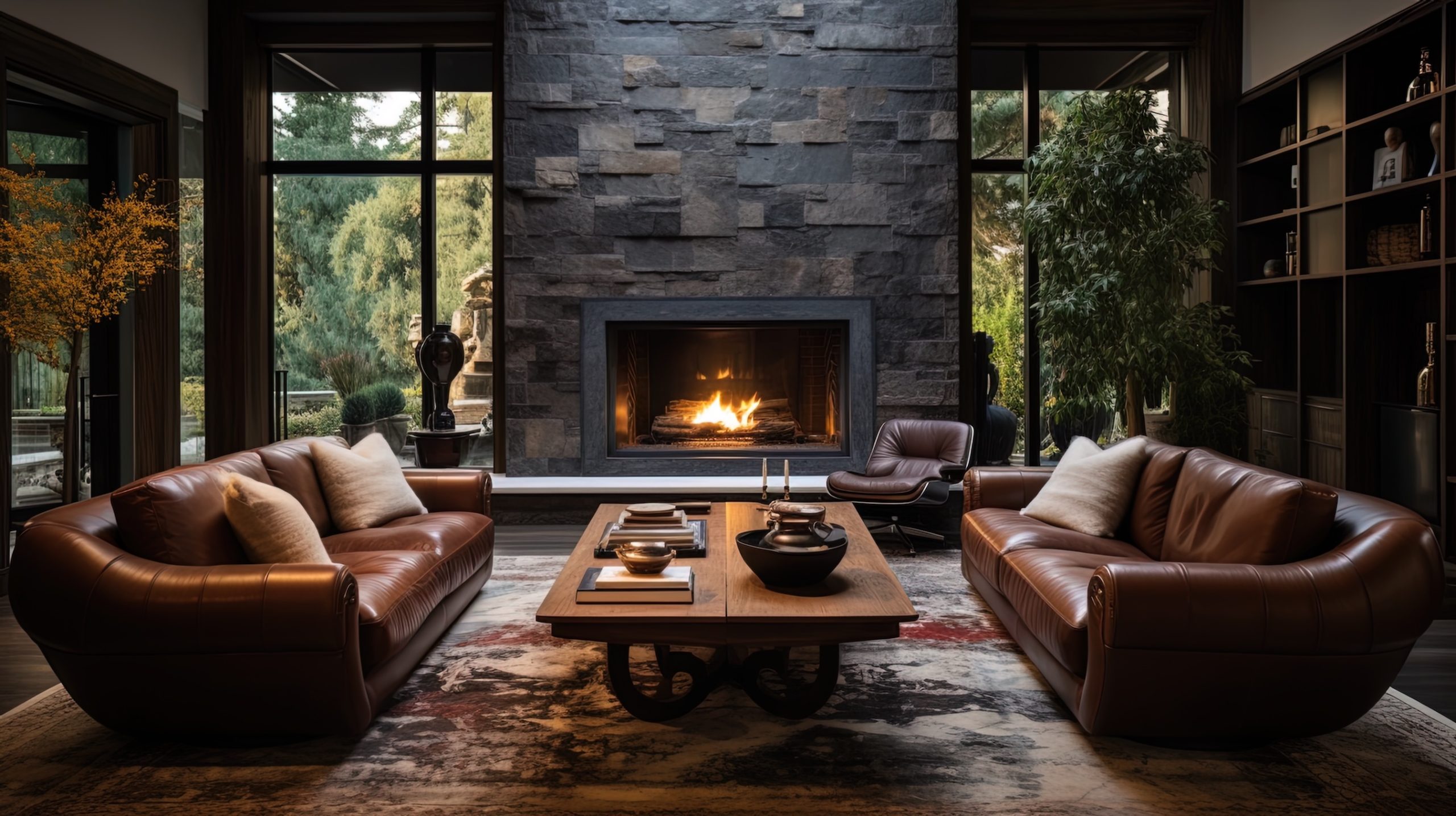 traditional and modern fireplaces