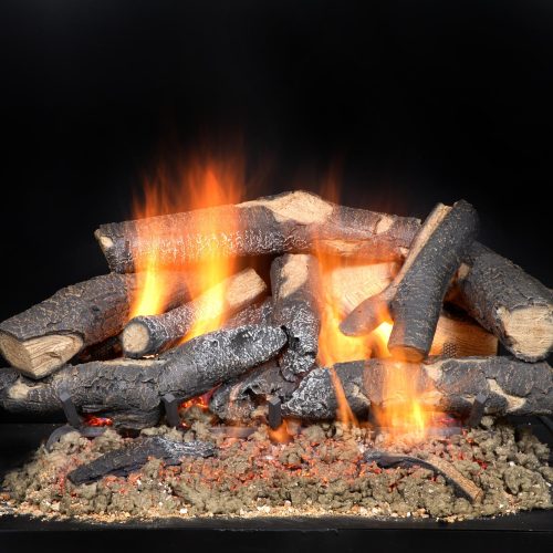 Fireside Supreme Oak See-Through Gas Log Set