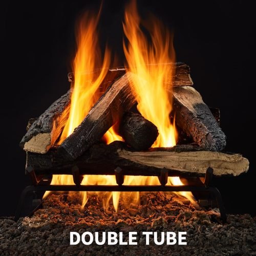 Kindled Stack Gas Log Set