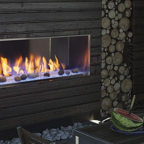 Lanai Outdoor Linear Gas Fireplace