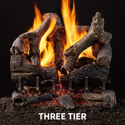 Outdoor Grand Oak Gas Logs Set
