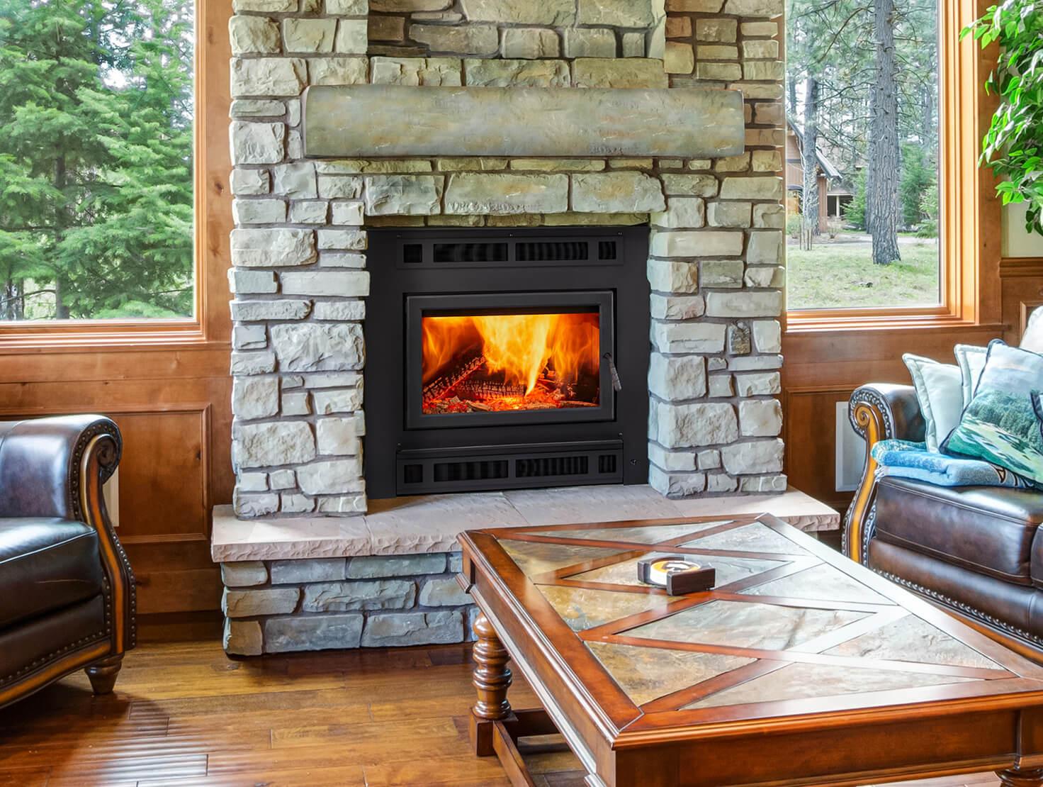 Pioneer III Wood-Burning Fireplace