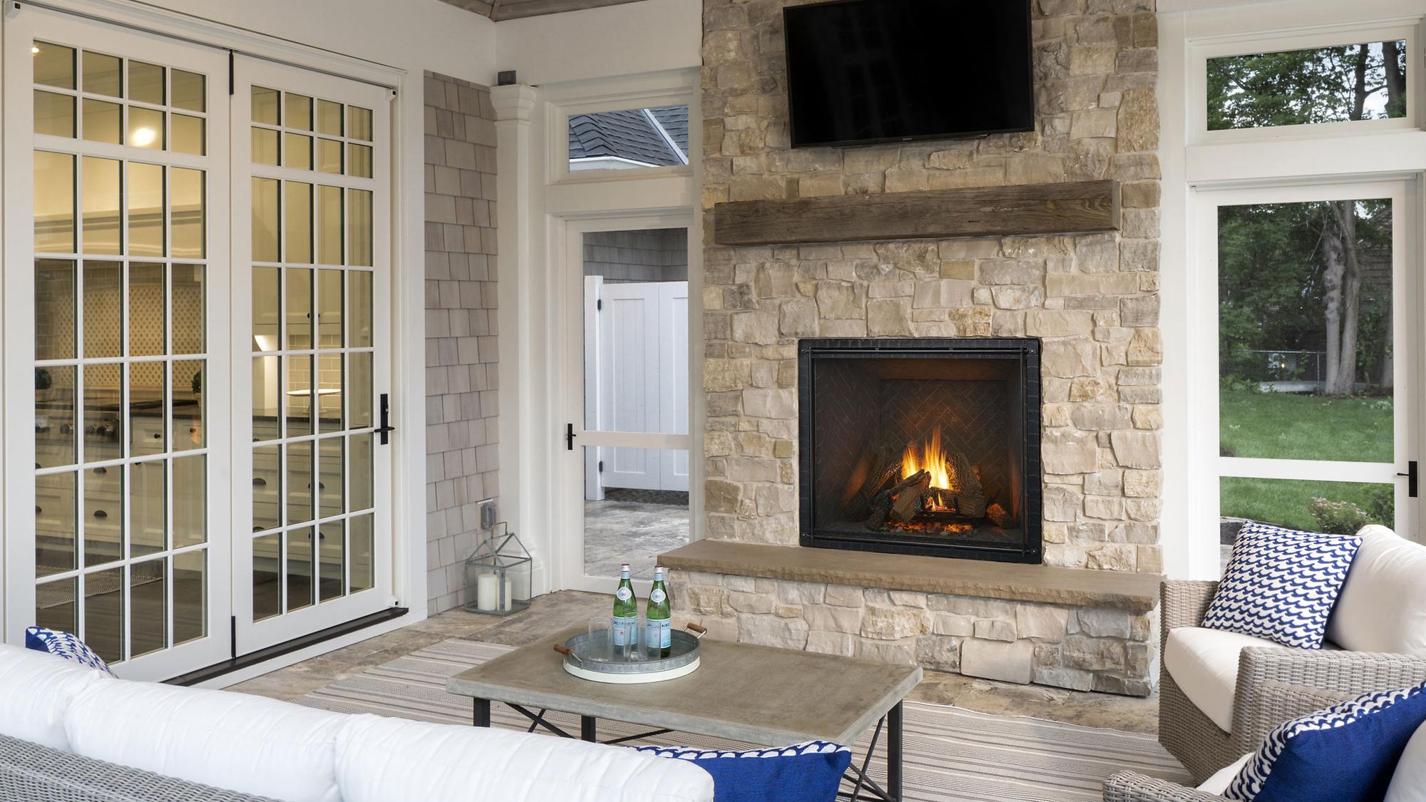 True Indoor Gas Fireplace