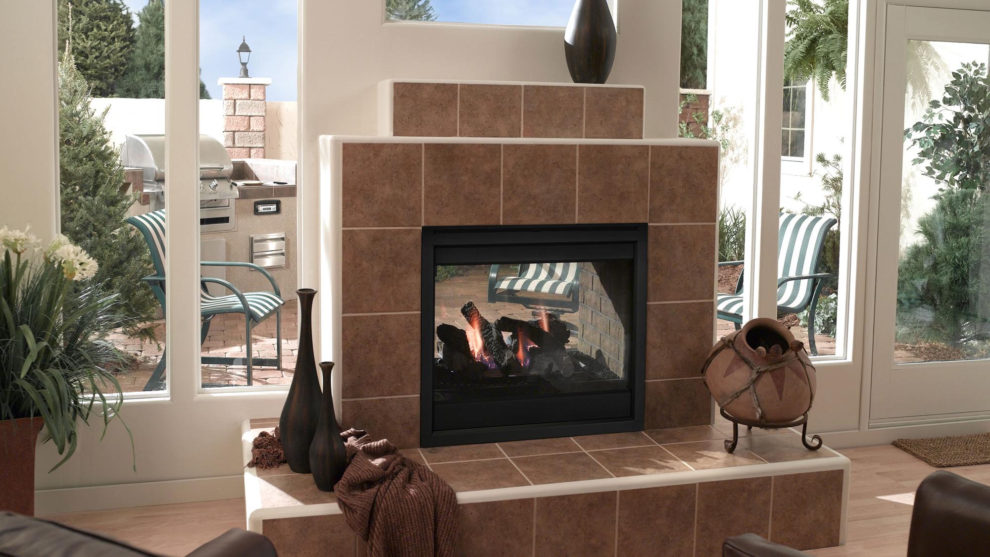Twilight See-Through Gas Fireplace