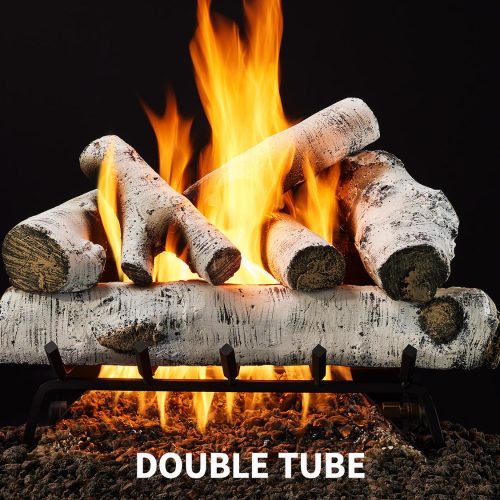 Woodland Birch Vented Gas Log Set