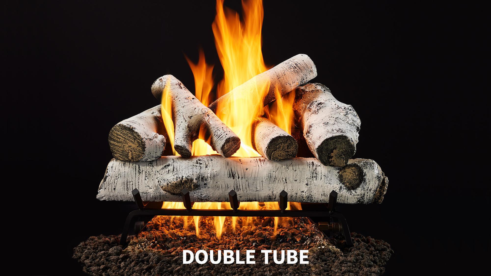 Woodland Birch Vented Gas Log Set