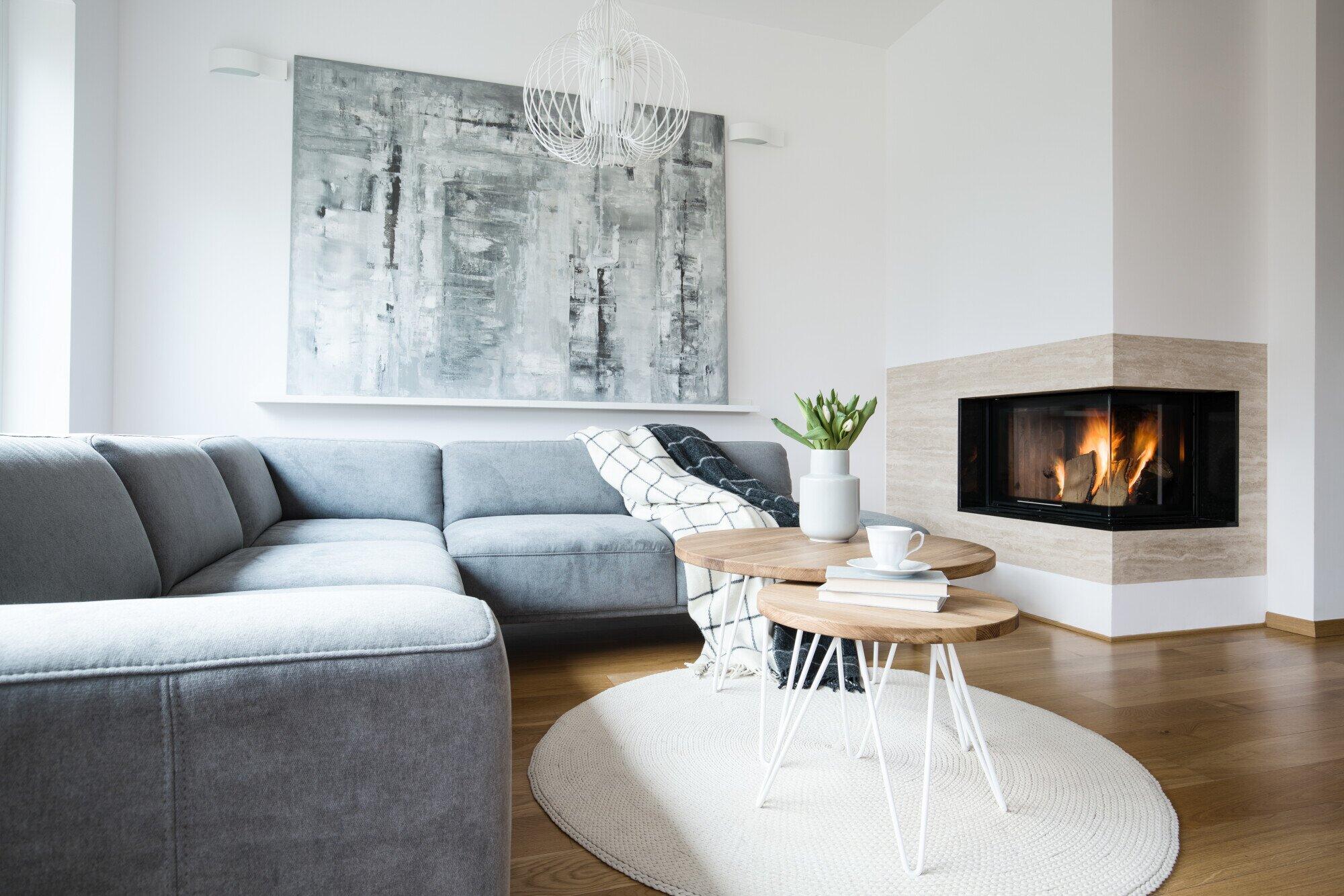 New fireplace